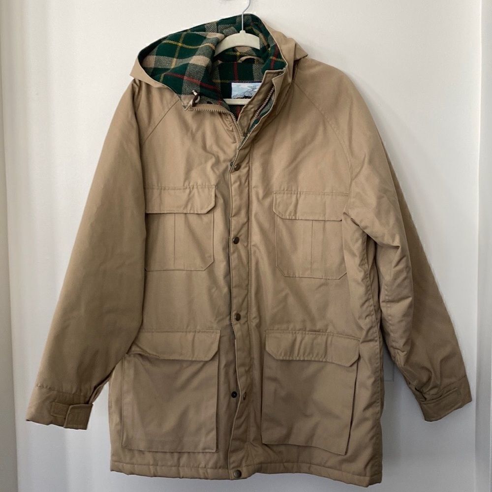 Fieldmasters Khaki Hooded Jacket L